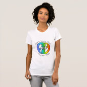 Peace, Love & Wiener Dogs Dames' T-Shirt (Voorkant volledig)