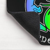 Peace, Love & Wiener Dogs Mousepad Muismat (Hoek)