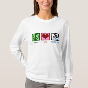 Peace Love Windsurfing T-shirt