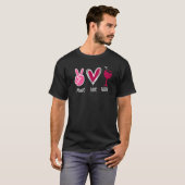 Peace Love Wine T-shirt (Voorkant volledig)