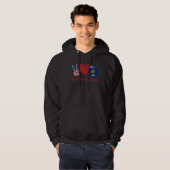 Peace Love Wisconsin Hoodie (Voorkant volledig)