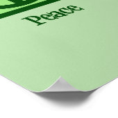 Peace Love Wiskunde Custom Poster (Hoek)