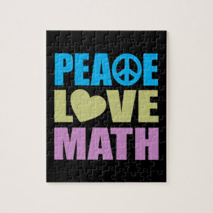 Peace Love Wiskunde Legpuzzel