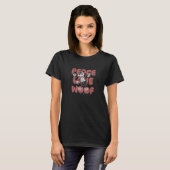 Peace Love Wof Cute Schattig Hilarious T-shirt (Voorkant volledig)