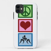 Peace Love Wrestling Case-Mate iPhone Case (Achterkant)