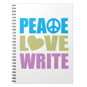 Peace Love Write Notitieboek