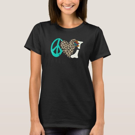 Peace Love X ray Radiology Technician Radiologist  T-shirt (Voorkant)