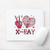 Peace Love X Ray Valentine Muismat (Met muis)