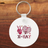 Peace Love X Ray Valentine  Sleutelhanger (Voorkant)