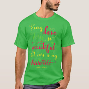 Peace Love Xoxo Valentijnsdag Decor Couples Part T-shirt