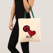 Peace Love YaYa Tote Bag (Voorkant (product))
