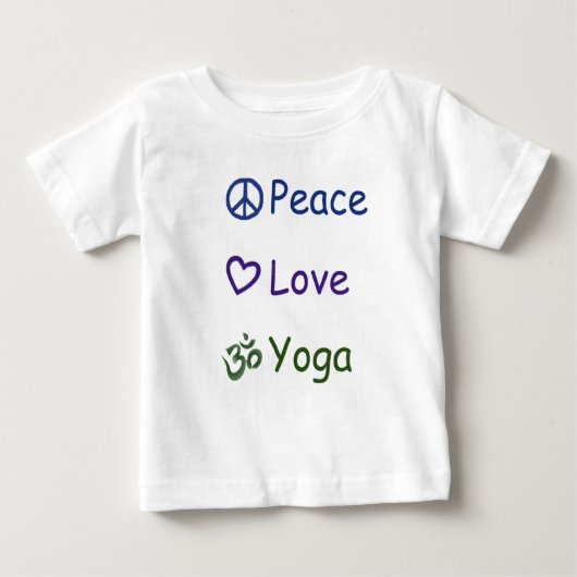 Peace Love Yoga (Voorkant)