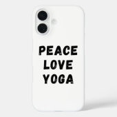 Peace Love Yoga Case-Mate iPhone Case (Achterkant)
