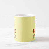 Peace Love Yoga Colorful Inspirerend Koffiemok (Center)