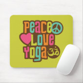 Peace Love Yoga Muismat (Met muis)