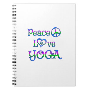 Peace Love Yoga Notitieboek