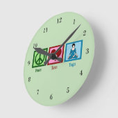 Peace Love Yoga Ronde Klok (Hoek)