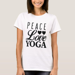 Peace Love Yoga T-shirt