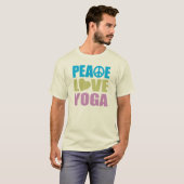 Peace Love Yoga T-shirt (Voorkant volledig)