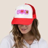 Peace Love Zimbabwe Trucker Pet (In situ)