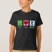 Peace Love Zombies Kinder T-shirt (Voorkant)