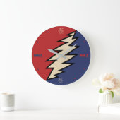 Peace lovign acrylic wall clock grote klok (Huis)