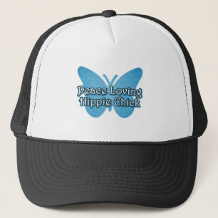 Peace Loving Hippie Chick Trucker Pet