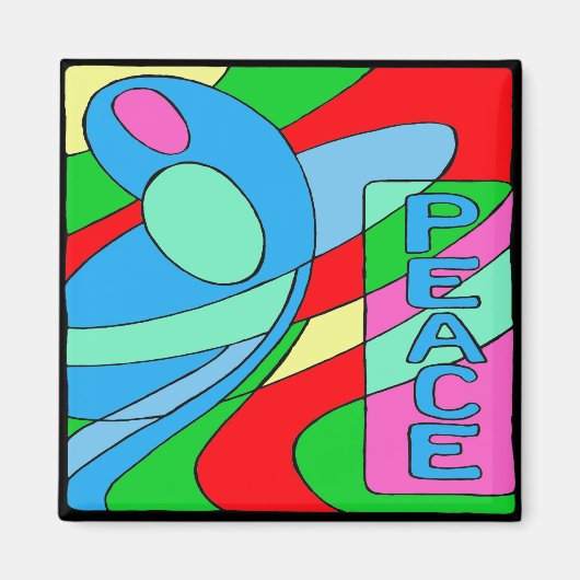Peace Madonna Magnet (Voorkant)