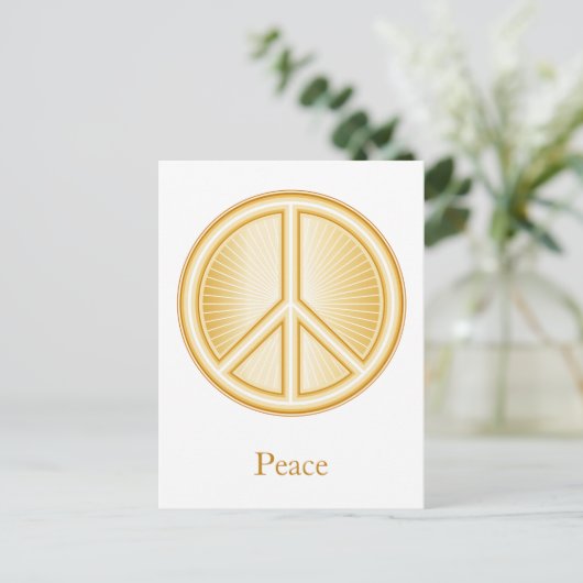 Peace Mandala Briefkaart (Staand voorkant)