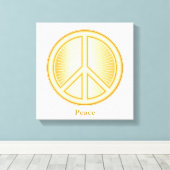 Peace Mandala Canvas Art Afdruk (Insitu (Houten vloer))