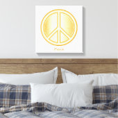 Peace Mandala Canvas Art Afdruk (Insitu (Slaapkamer))