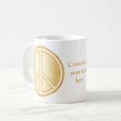 Peace Mandala Koffiemok (Voorkant links)