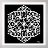 Peace Mandala Poster (Voorkant)