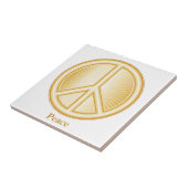 Peace Mandala Tegeltje (Zijkant)