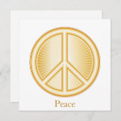 Peace Mandala Uitnodiging/Aankondiging Flat Card (Voorkant / Achterkant)