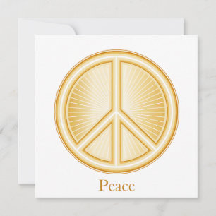 Peace Mandala Uitnodiging/Aankondiging Flat Card