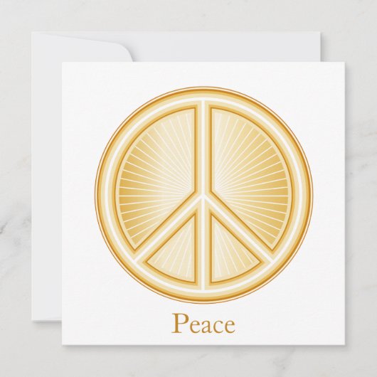 Peace Mandala Uitnodiging/Aankondiging Flat Card (Voorkant)