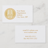 Peace Mandala Visitekaartje (Voorkant / Achterkant)