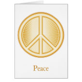 Peace Mandala Wenskaart (Voorkant)