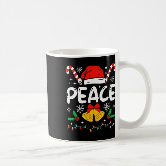 Peace Matching I Come In Peace Couples Santa Hat C Koffiemok (Rechts)
