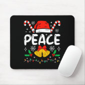 Peace Matching I Come In Peace Couples Santa Hat C Muismat (Met muis)