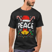 Peace Matching I Come In Peace Couples Santa Hat C T-shirt (Voorkant)