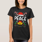 Peace Matching I Come In Peace Couples Santa Hat C T-shirt (Voorkant)