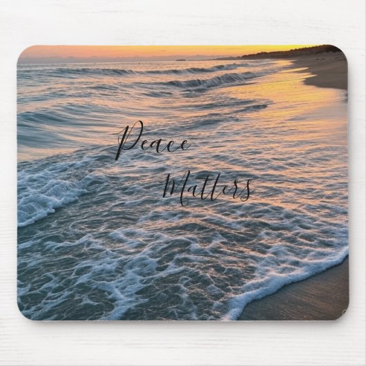 Peace Matters Mousepad Muismat (Voorkant)