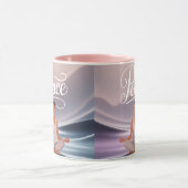 Peace Meditation Mug Lotus Position Mok (Midden)