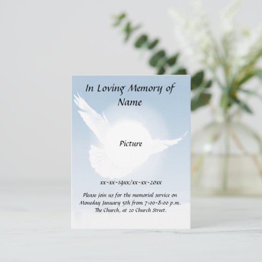 Peace Memorial Kaart (Staand voorkant)