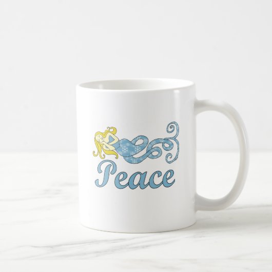 Peace Mermaid Holiday Dreams Koffiemok (Rechts)