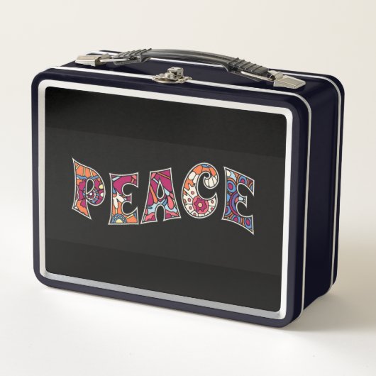 Peace Metal Lunch Box (Voorkant)