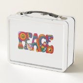 Peace Metal Lunch Box (Achterkant)
