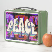 Peace Metal Lunch Box (In situ)